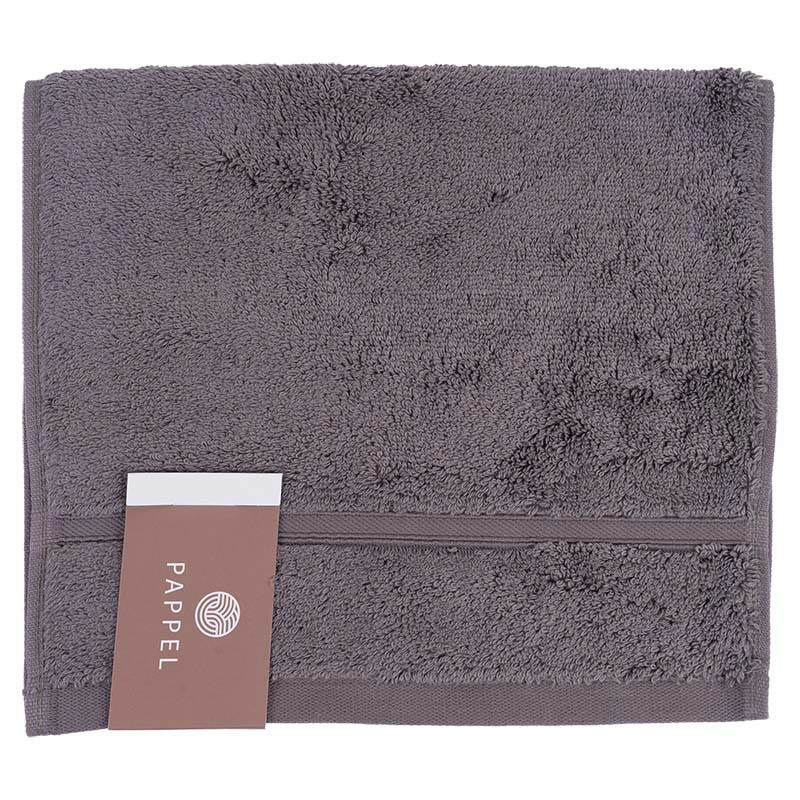 Полотенце махровое Pappel Cirrus/S 30x50см, цвет темно-серый фото 2
