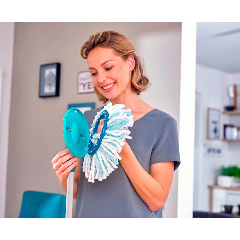 4 Набор для уборки Leifheit Clean Twist швабра и ведро с отжимом фото 2
