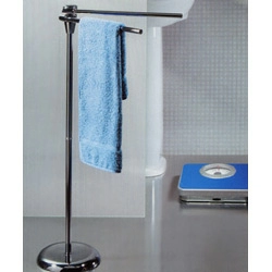 Держатель для полотенец напольный Spirella Darwin, 85см, цвет серебро фото 2