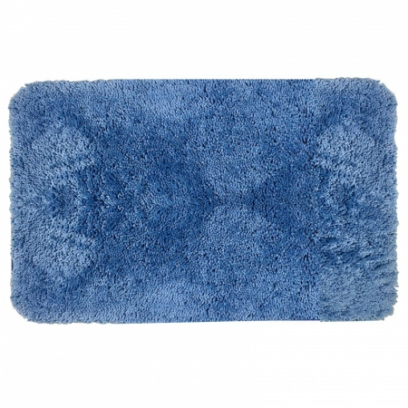 Коврик для ванной 60x90см Spirella Highland, голубой фото 1