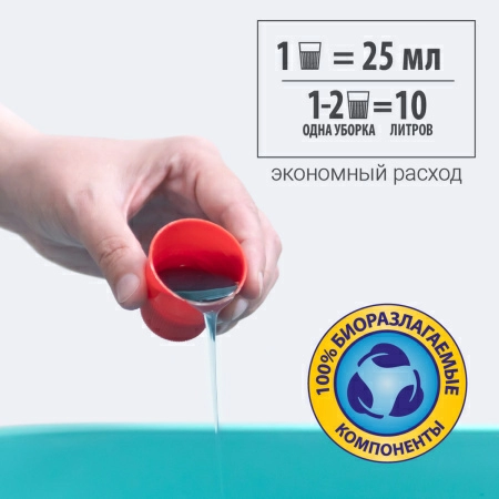 Гель для мытья пола Hausmann универсальный 1л фото 9