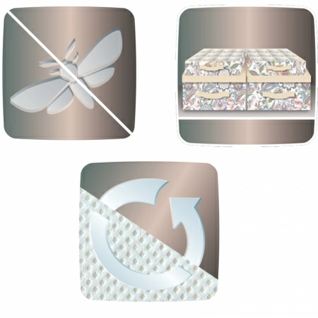 Чехол для одежды Hausmann Paisley 60x100см, бежевый фото 4